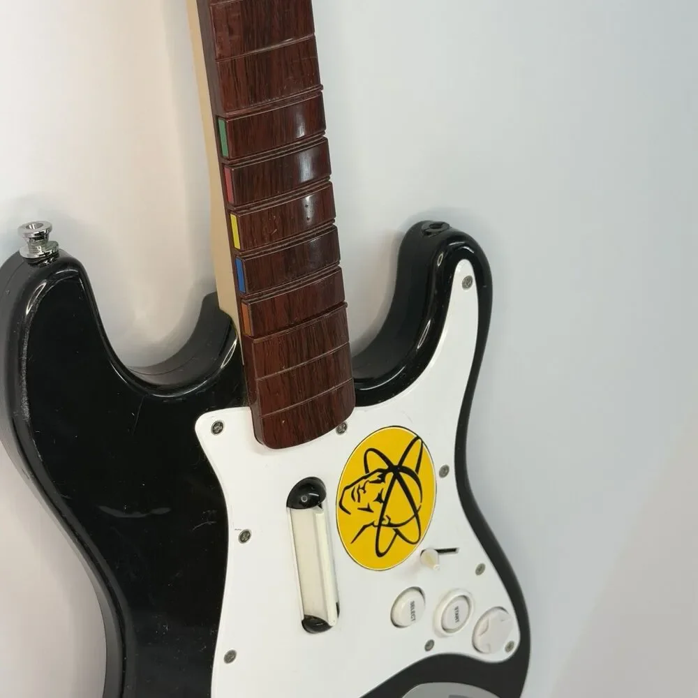 Rock Band 2 PS3 Harmonix PSGTS2 Fender Guitar Controller Powers On No Dongle